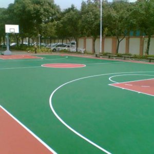 硅PU丙烯酸籃球場(chǎng)地坪