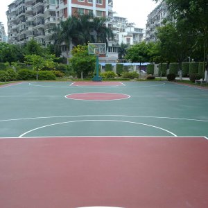 硅PU丙烯酸籃球場(chǎng)地坪
